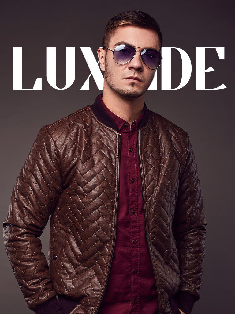 Mens Quilted Leather Jackets