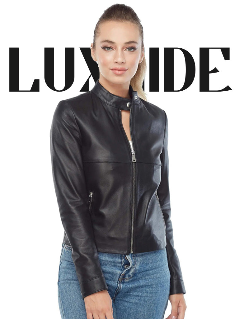 Womens Black Leather Jackets