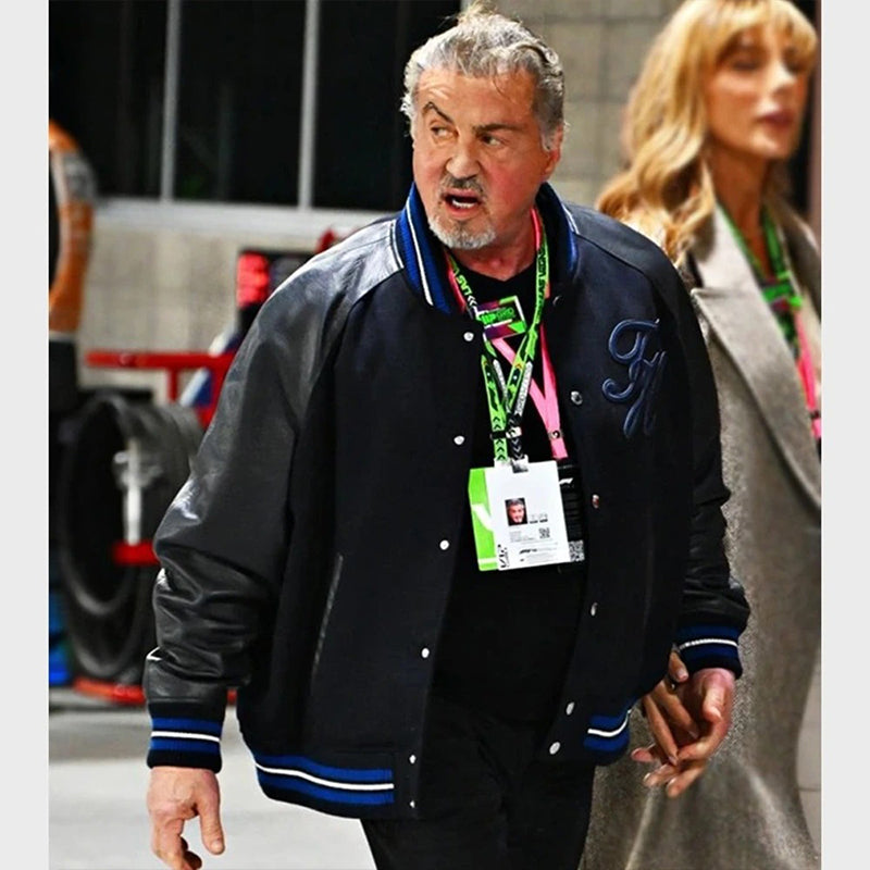 2024 Las Vegas GP Sylvester Stallone Varsity Jacket