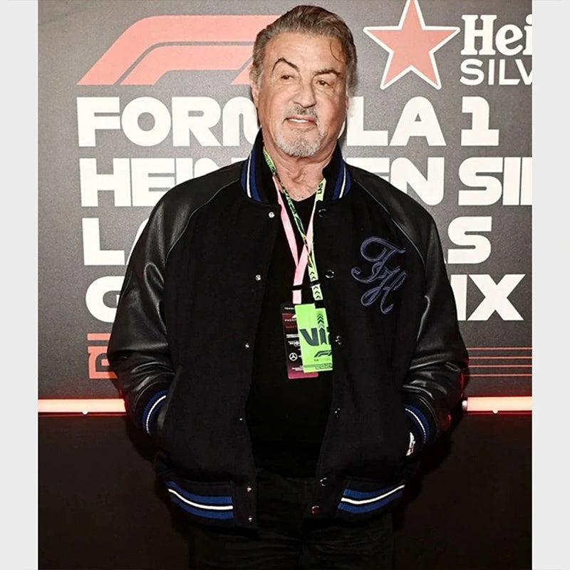 2024 Las Vegas GP Sylvester Stallone Varsity Jacket