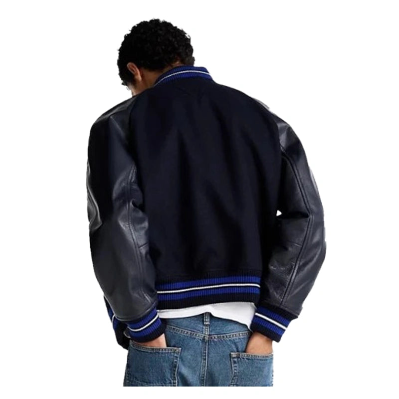 2024 Las Vegas GP Sylvester Stallone Black Varsity Jacket