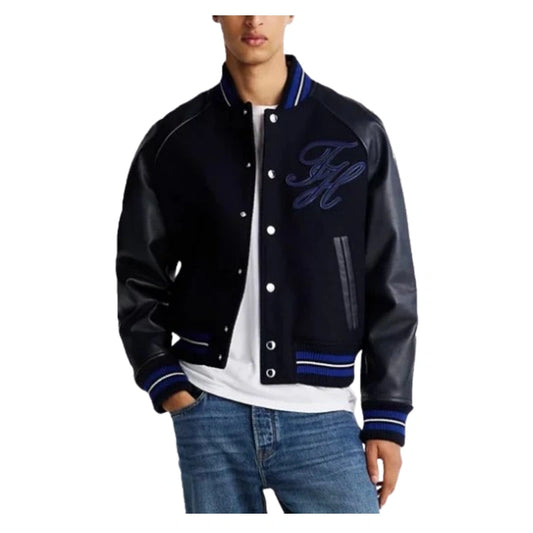 2024 Las Vegas GP Sylvester Stallone Black Varsity Jacket