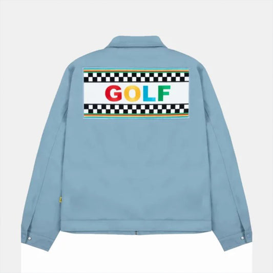 +44 x Golf Wang Rally Blue Work Jacket