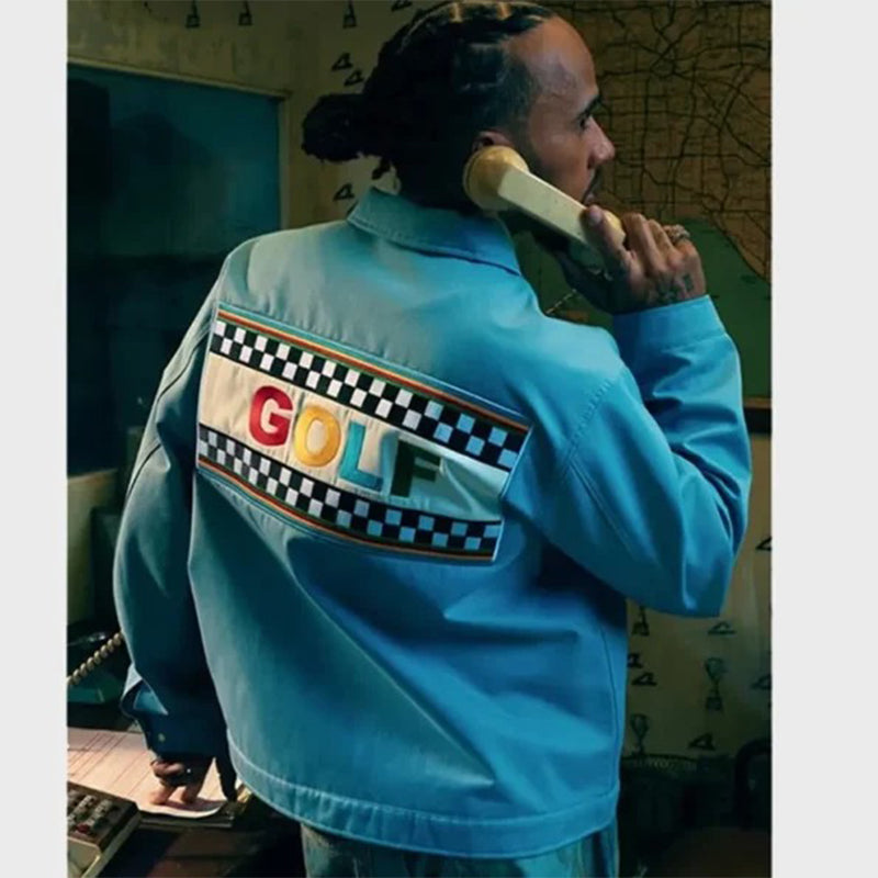 +44 x Golf Wang Rally Blue Work Jacket