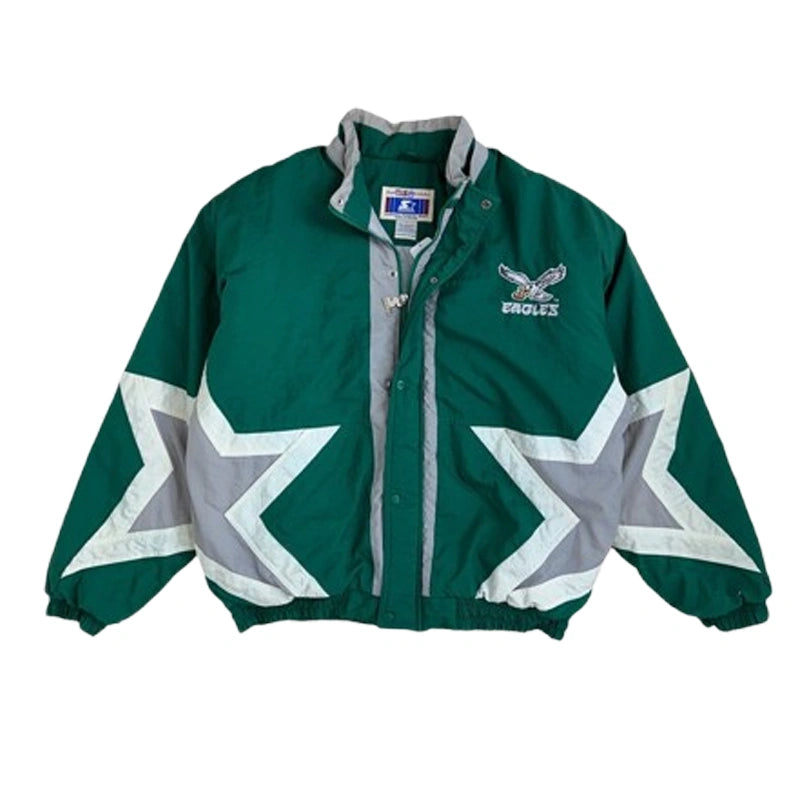 90’s Philadelphia Eagles Starter Star Puffer Jacket