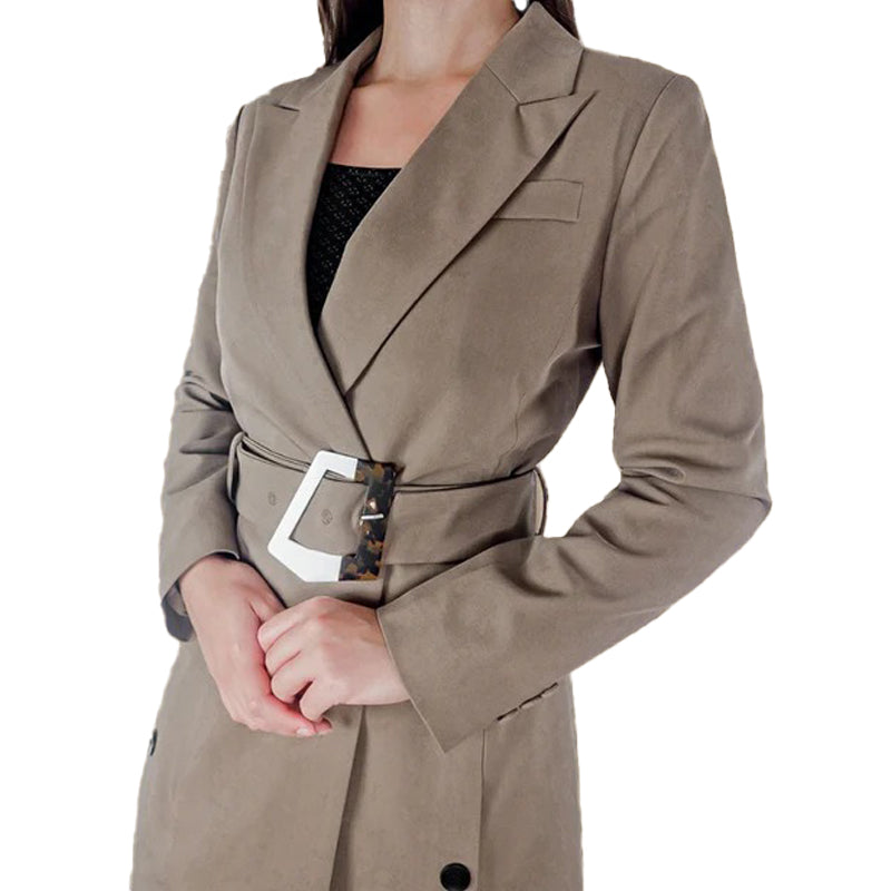Women-Trench-Coat-Midi-Fitted-Coat-With-Belt