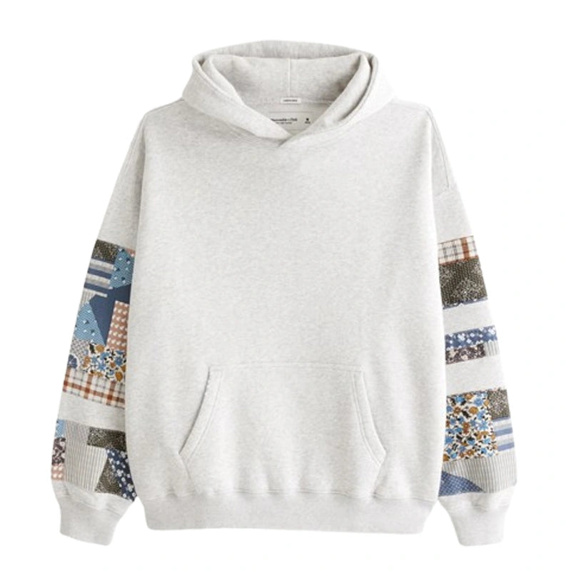 Abercrombie And Fitch Essential Popover Heather Grey Hoodie