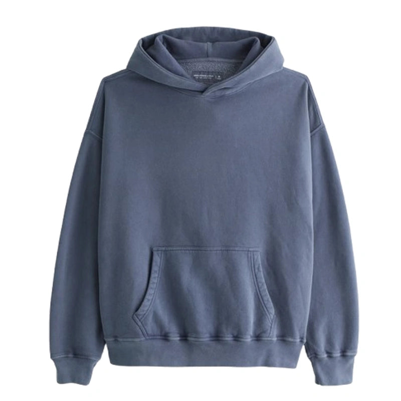 Abercrombie And Fitch Essential Popover Vintage Indigo Hoodie
