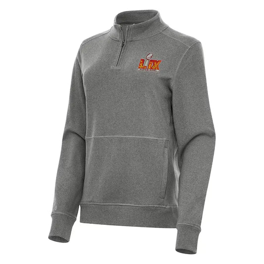 Antigua Super Bowl LIX Crush Quarter-Zip Jacket
