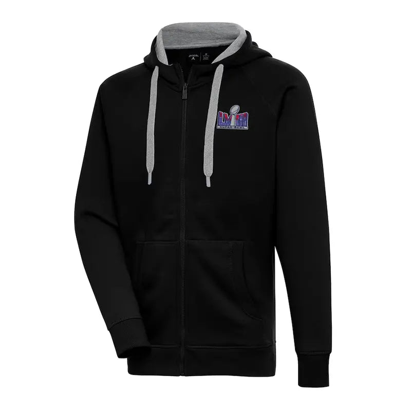 Antigua Super Bowl LVIII Victory Full-Zip Hoodie