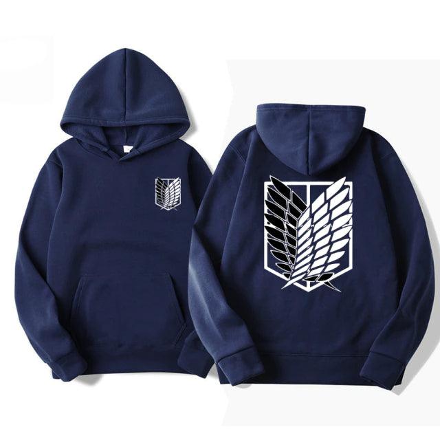 Attack on Titan Blue Hoodie
