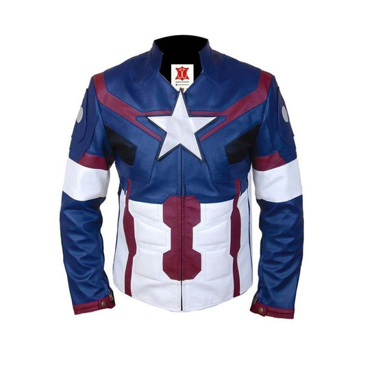 Captain America Steve Rogers Leather Jacket