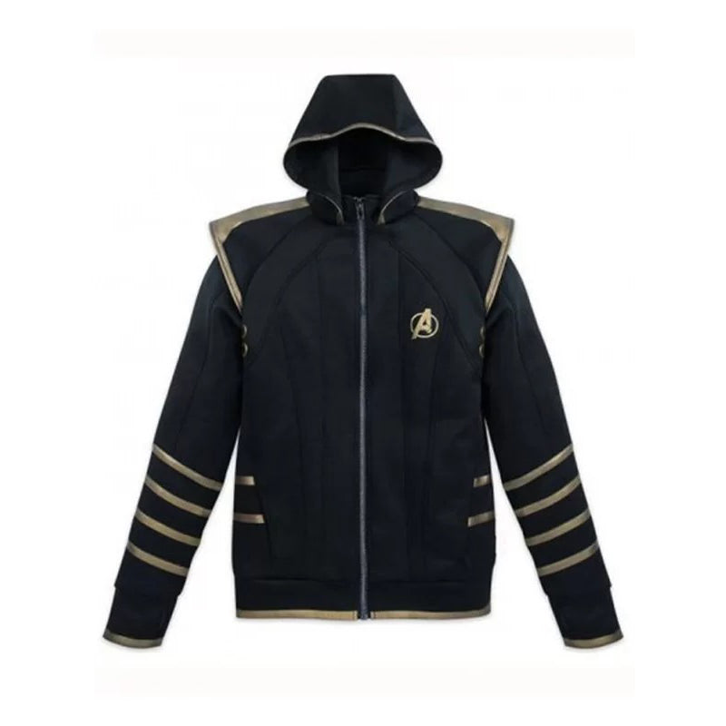 Avengers Endgame Hawkeye Black Hoodie