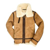 B3 Bomber Suede Leather Shearling Jacket