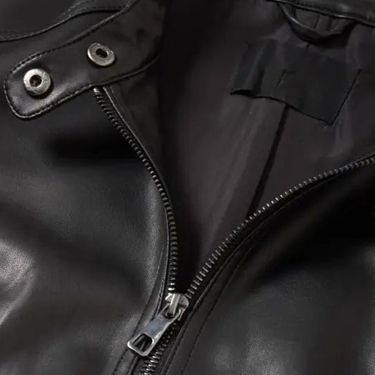 Women Faux Leather Biker Jacket