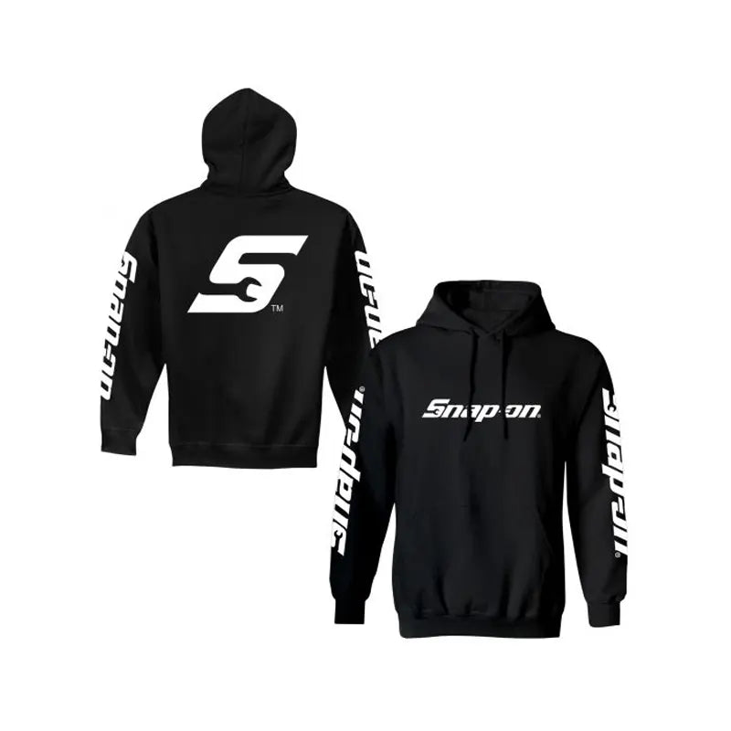 Black Billboard Snap On Hoodie