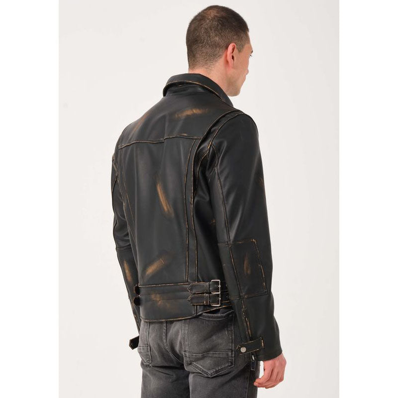Men’s Black Leather Jacket