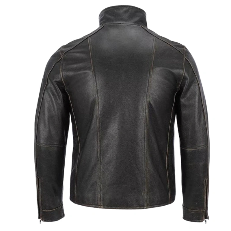 Black Rivet Leather Jacket