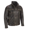 Black Rivet Leather Jacket