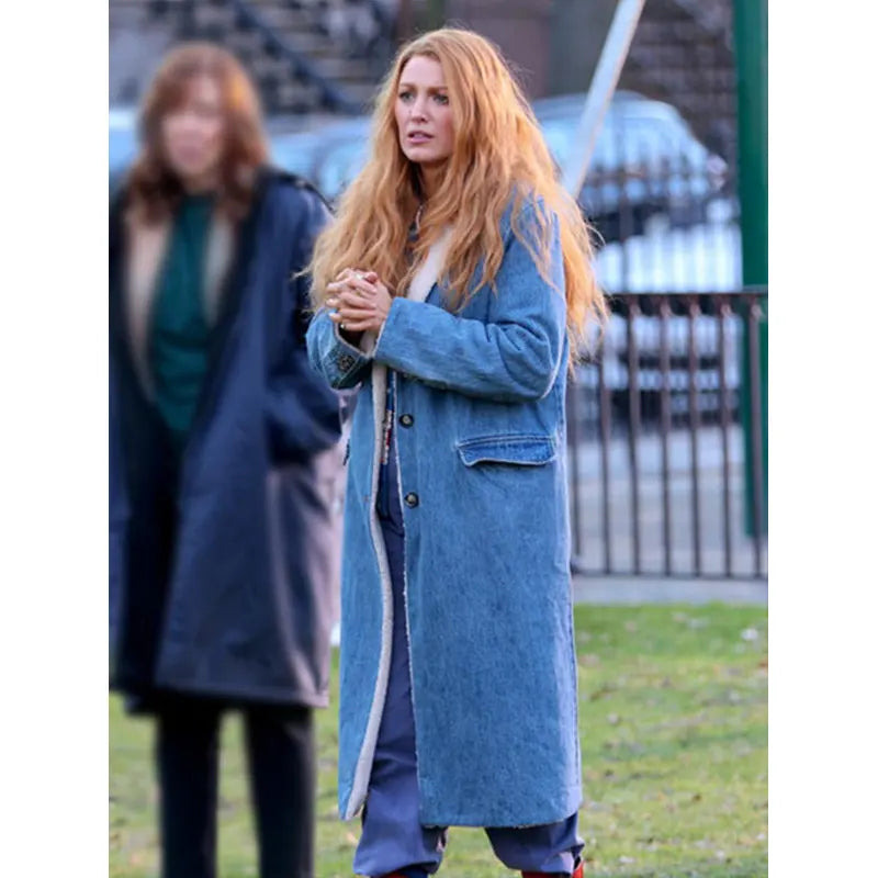 Blake Lively It Ends With Us Denim Coat