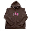 Brown And Pink Gap Hoodie