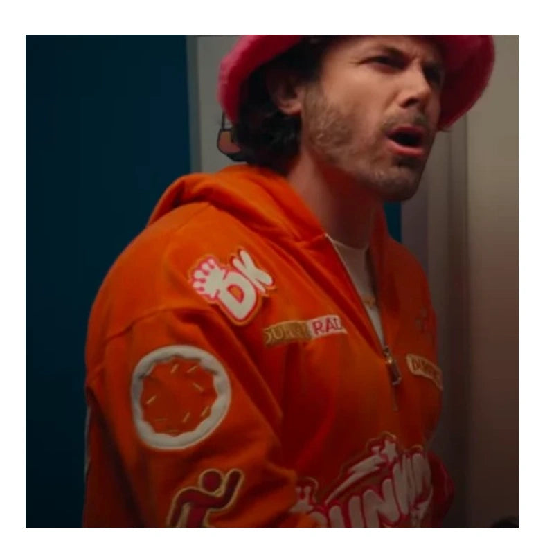 Super Bowl Commercial 2025 Casey Affleck Dunkings Track Jacket