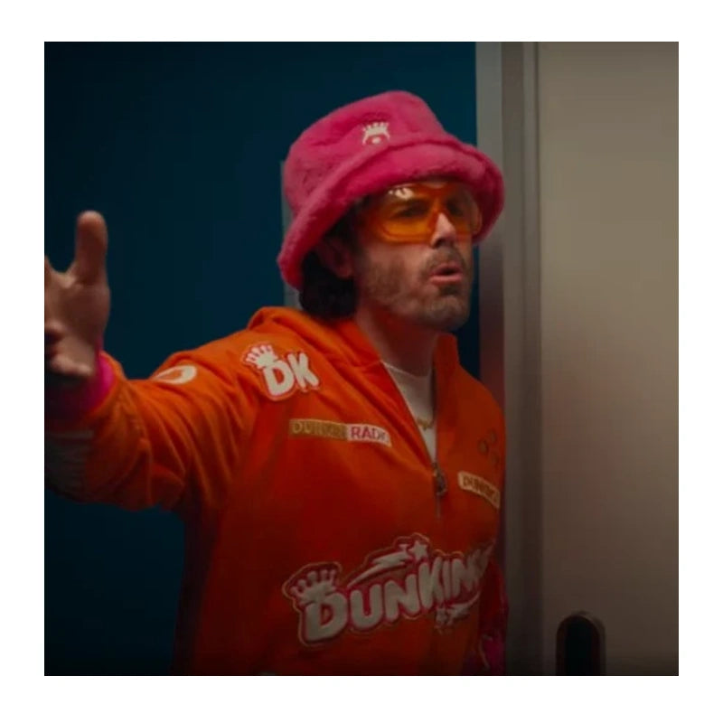 Super Bowl Commercial 2025 Casey Affleck Dunkings Track Jacket
