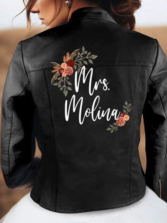 Custom Bride Leather Jacket