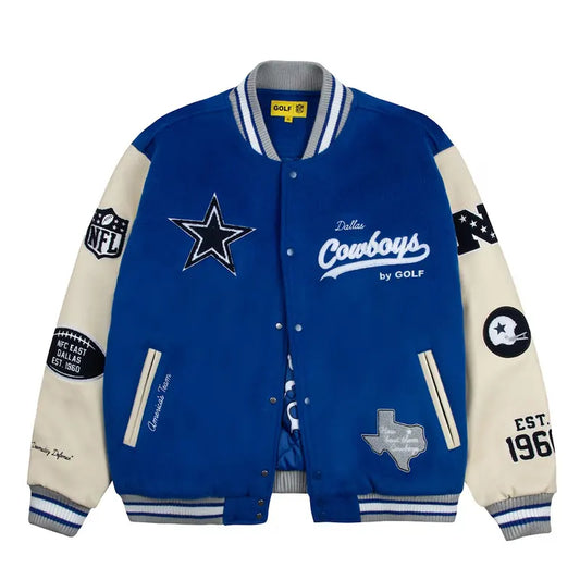 Dallas Cowboys x Golf Wang Letterman Jacket