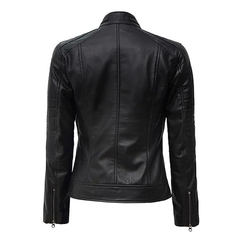 Decrum Real Leather Jacket Women