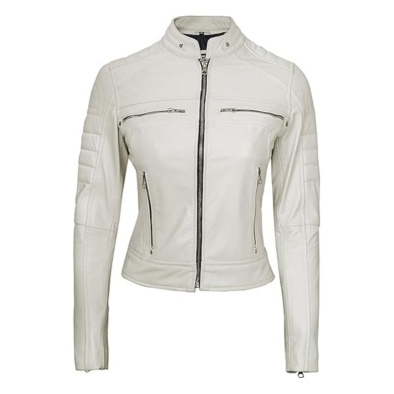 Decrum Real Leather Jacket Women
