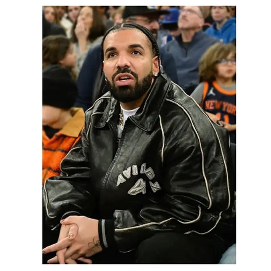 Drake Avirex Leather Jacket