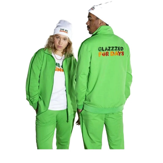 Dunkin Donuts X Snopp Dog Beyond Meat Green Track Suit