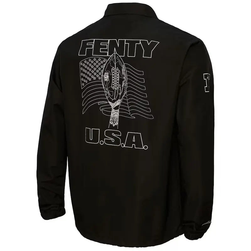 FENTY Mitchell & Ness Super Bowl LVII Coaches Jacket