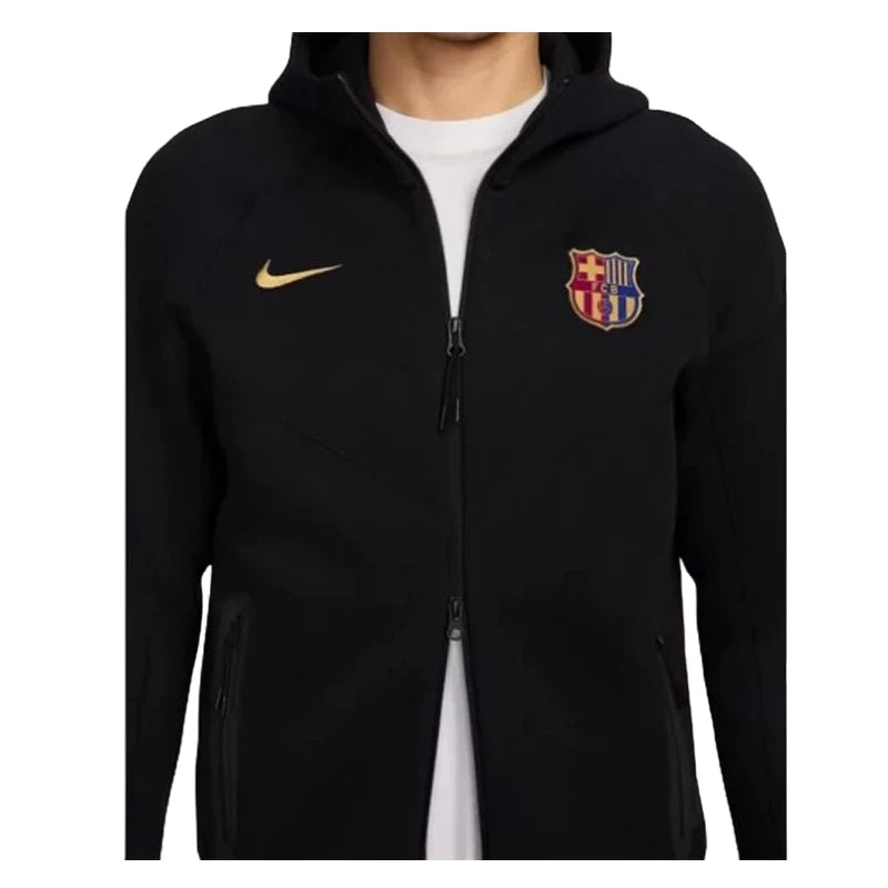 Fc Barcelona Black Training Hoodie