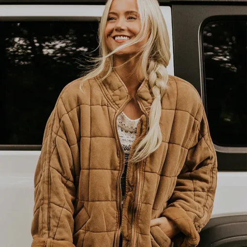 Free People Quilted Jacket