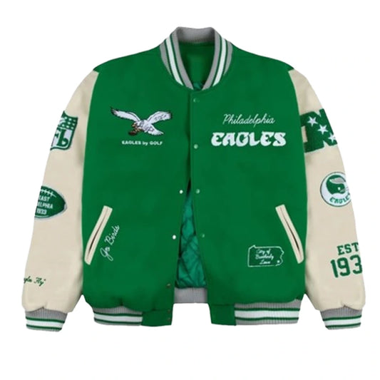 Philadelphia Eagles GOLF WANG Letterman Jacket
