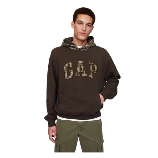 Gap Houndstooth Logo Hoodie
