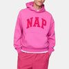 Unisex Gap Nap Pink Oversized Pullover Hoodie