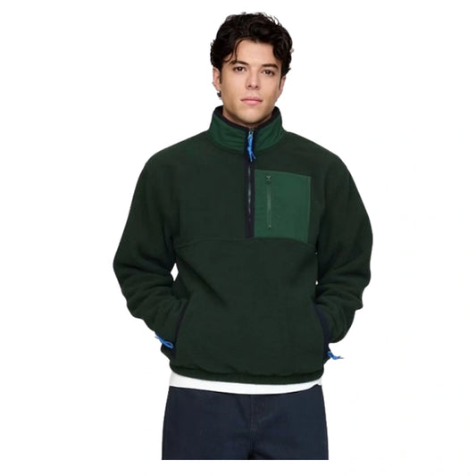 Gap Sherpa Half-Zip Pullover Jacket