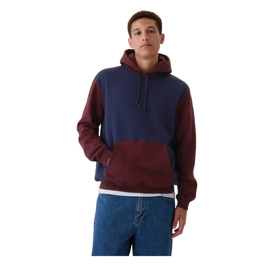 Gap Vintage Soft Maroon & Blue Hoodie