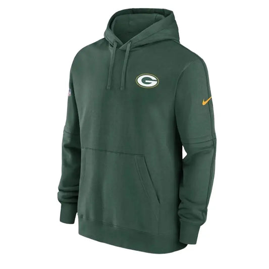 Green Bay Packers Green Sideline Club Hoodie