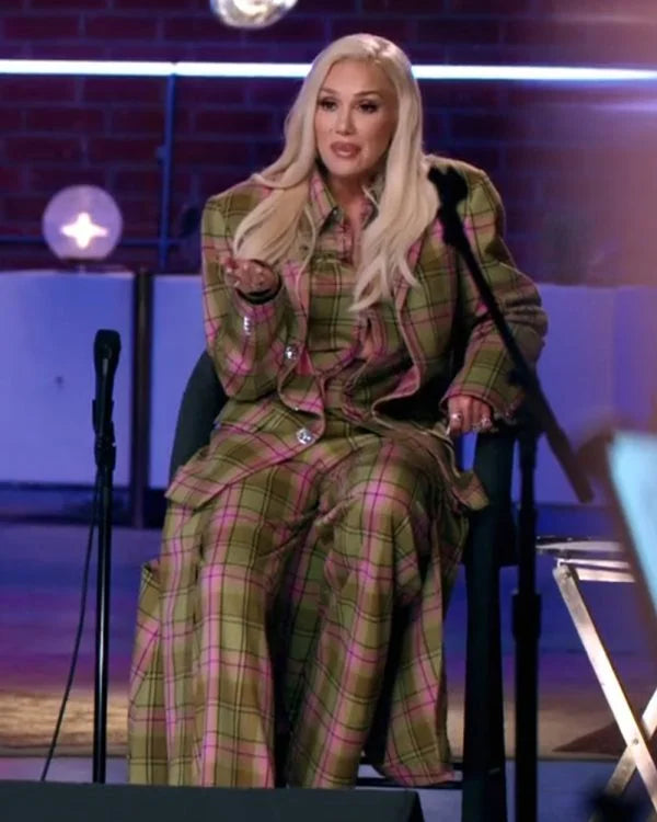 The Voice S026 Gwen Stefani Plaid Suit