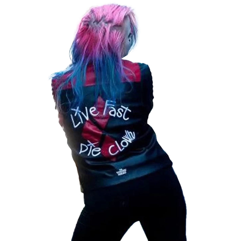 Suicide Squad Harley Quinn Live Fast Die Clown Jacket