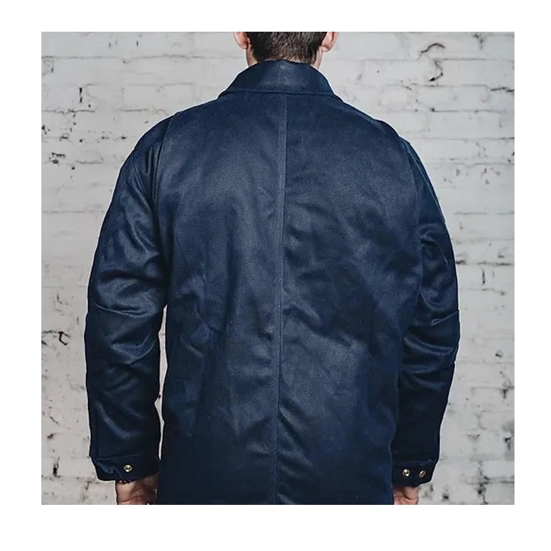 Heat Strap Chief Coat Navy
