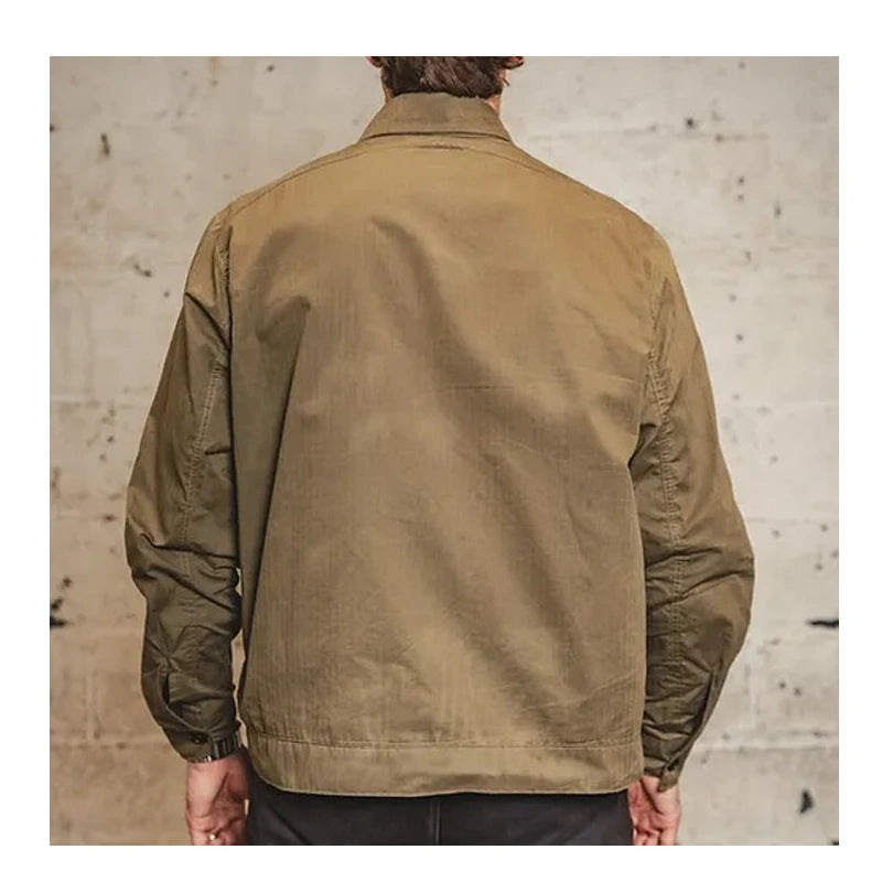 Heat Strap Short Waxed Lumber Jacket