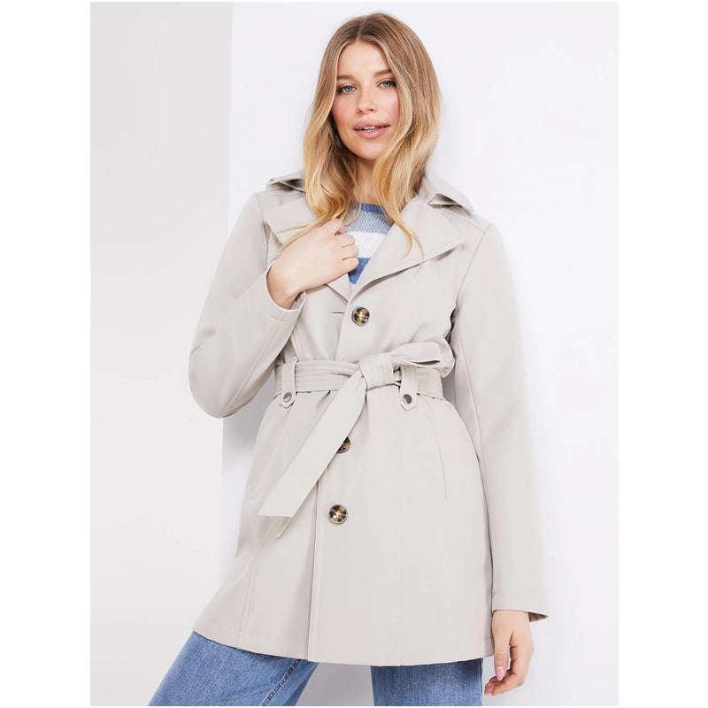 Women's Hooded Trench Coat