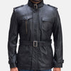 Hunter Black Leather Jacket