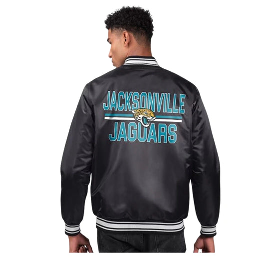 Jacksonville Jaguars Starter Black Varsity Jacket