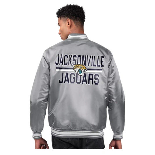 Jacksonville Jaguars Starter Gray Varsity Jacket